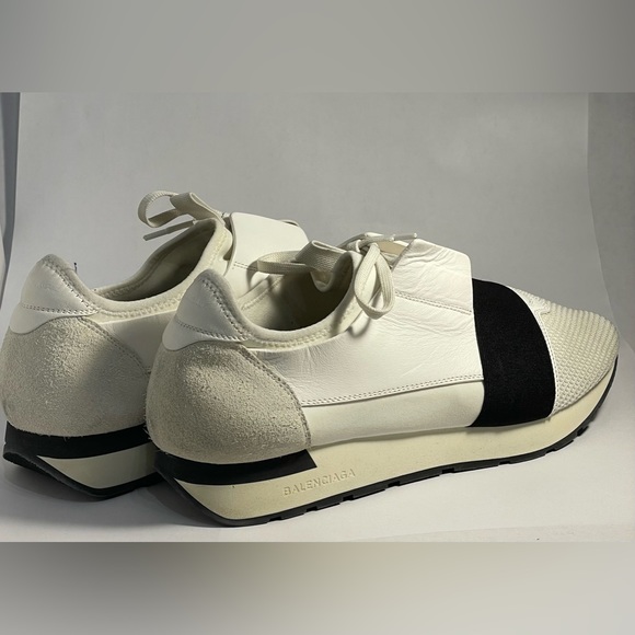 BALENCIAGA - Race Runner Sneakers White - Picture 4 of 7
